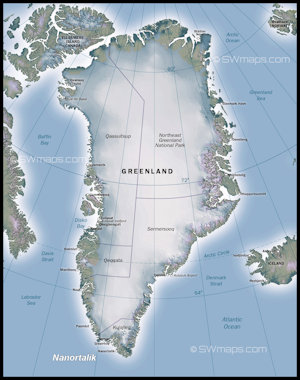 A generic map of Greenland